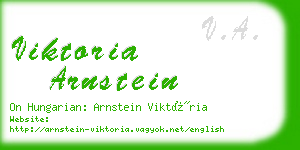 viktoria arnstein business card